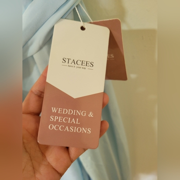 Stacees Sky Blue Maxi Dress - Picture 13 of 14